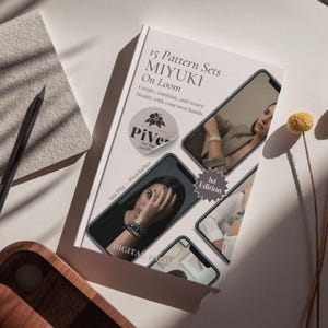 Digital Pattern Book | 15 Miyuki Loom Bracelet Designs PDF | Beading Pattern Bundle | Delica Seed Bead Collection