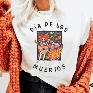 Dia De Los Muertos Shirt, Day Of The Dead Shirt, Halloween Dia De Los Muertos T-Shirt, Mexican Shirt, Sugar Skull T-Shirt, Unisex Skull Tee