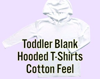 Toddler, 2t, 3t, 4t, 5t, 6t, Blank Hoodie T-Shirts, Hoddies , Blank, sublimation shirts, 100% polyester, Super Soft Feel