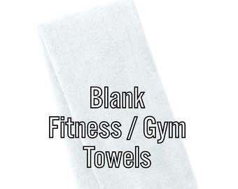 Custom, Blank, Gym, Fitness or Golf towel made specifically for Sublimation, prints perfectly 16x26"