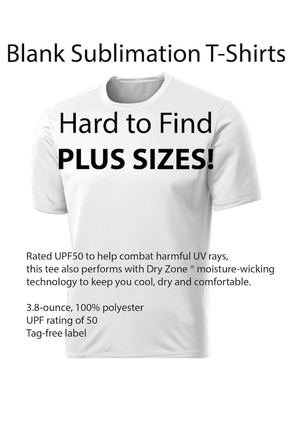 Sublimation T-Shirt Printing: 100% Polyester Blanks (White