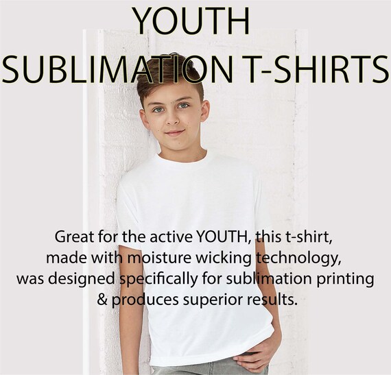 Youth Kids Blank Tshirts Teeshirts Blank Sublimation Etsy