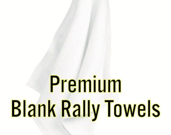 Custom, Blank, Rally Towel, 11" x 18" made for sublimation and decoration