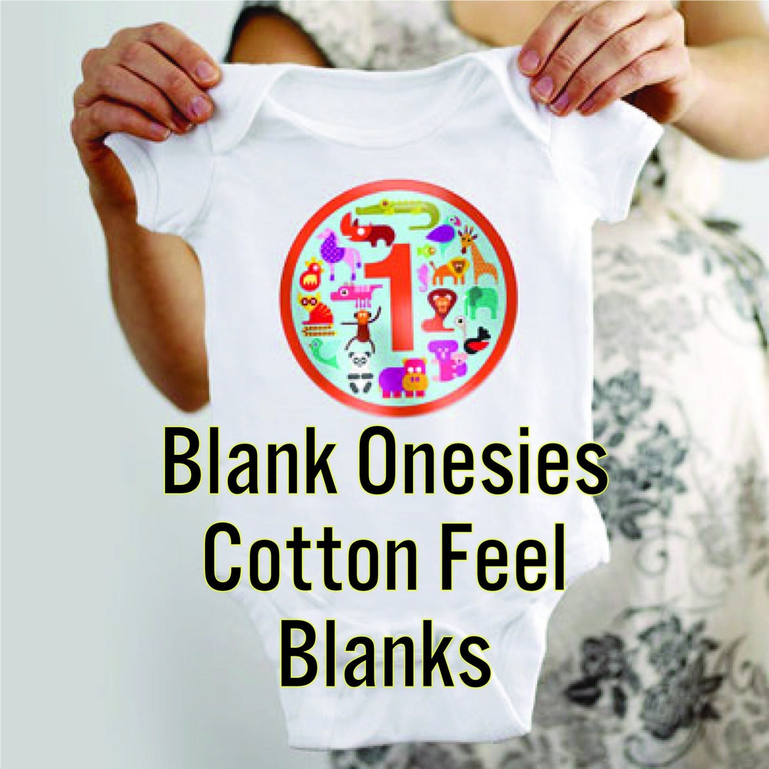 Blank Onesies Super Soft Cotton Feel Sublimation Perfect Etsy