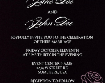 Wedding Invitation Template