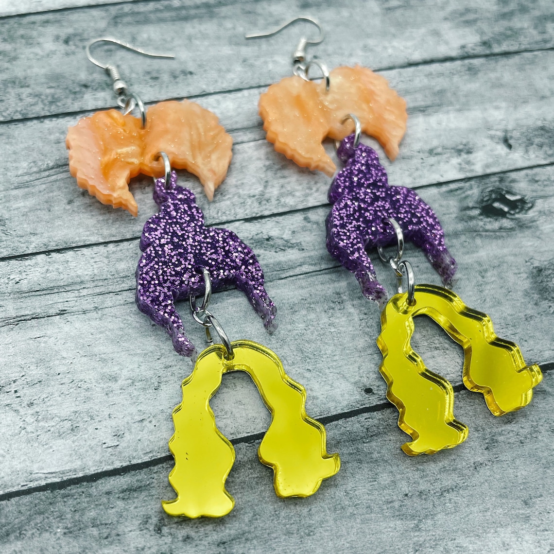 Hocus Pocus Earrings / Sanderson Sisters / Halloween Earrings Etsy