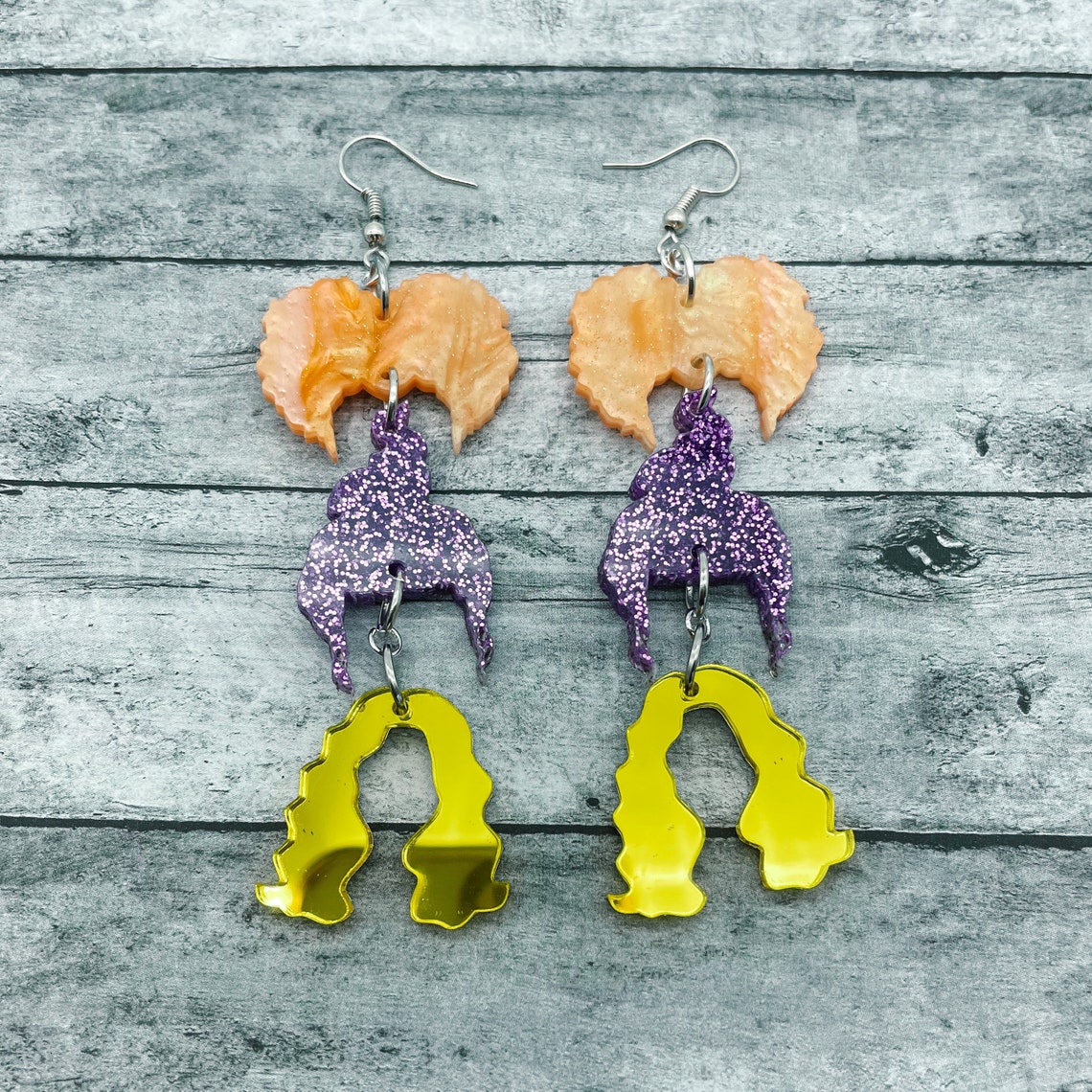 Hocus Pocus Earrings / Sanderson Sisters / Halloween Earrings Etsy