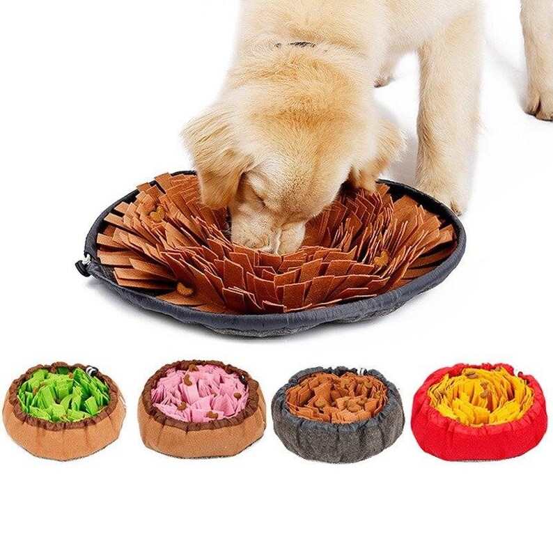 Snuffle Mat For Dogs Cats Slow Feeder Dog Bowl Mat Dog Toys Etsy