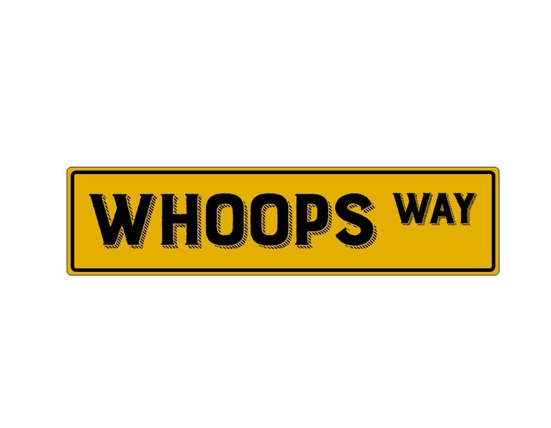 Enduro Motocross Motorcycle Racer Rider Trials Dirt Biker Gift Whoops Sign Whoop Metal Sign Custom Street Motorsport Sign