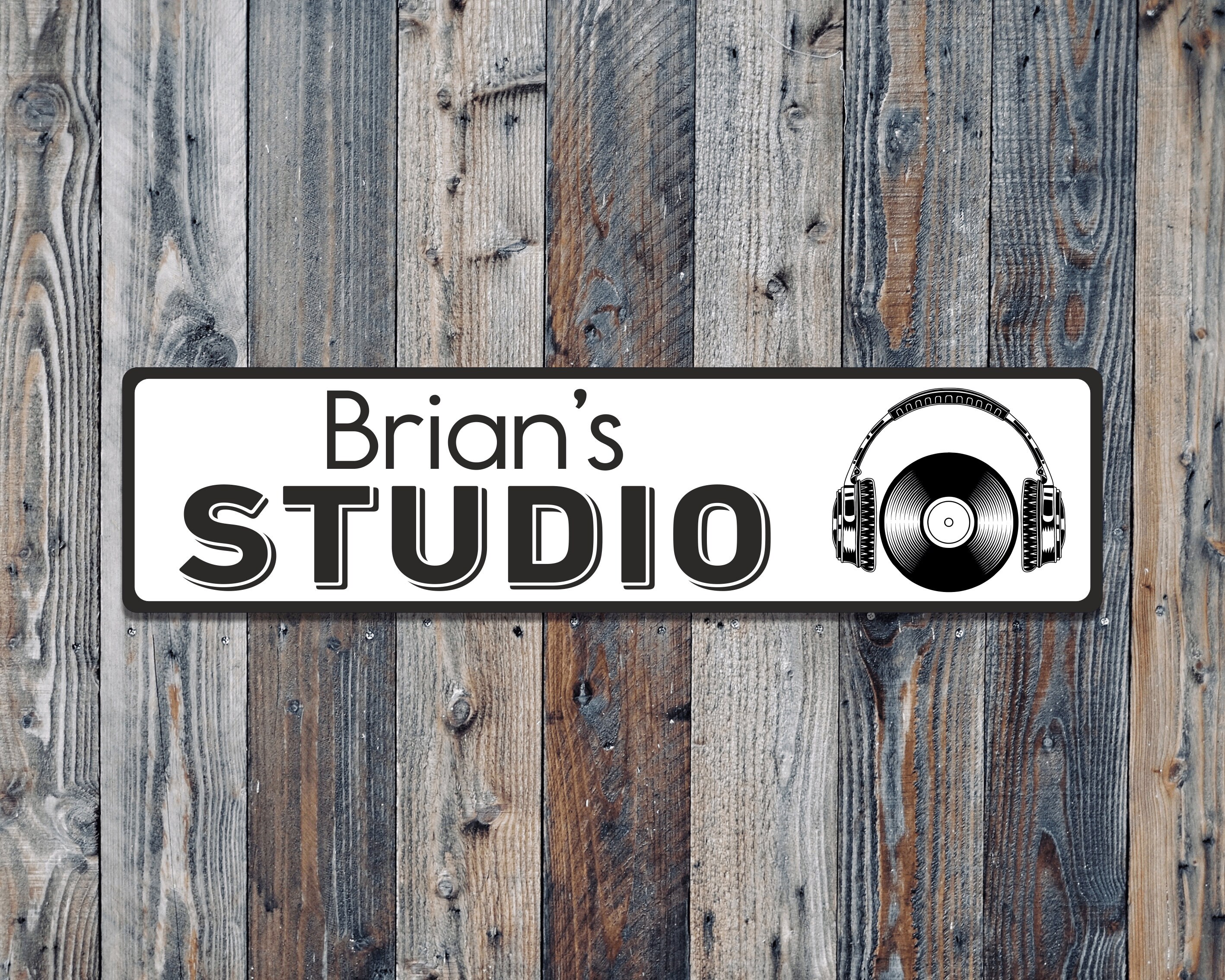 Music Studio Sign Home Studio Sign Recording Studio Sign | Etsy