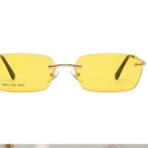Metal Y2k Glasses - Etsy display picture 1