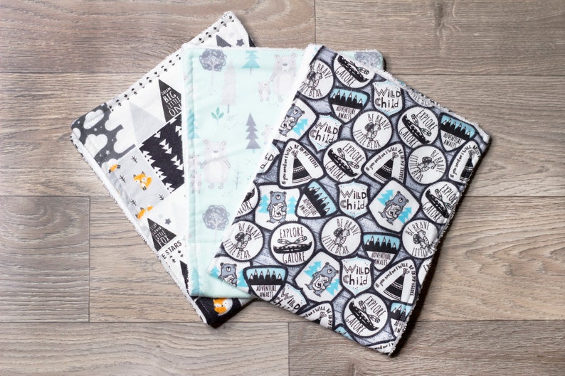 Unisex Boy Burp Cloth Personalized Burp | World Traveler Baby Boy Burp Cloth 3 Piece Sets Newborn Newborn Baby Burp Cloth