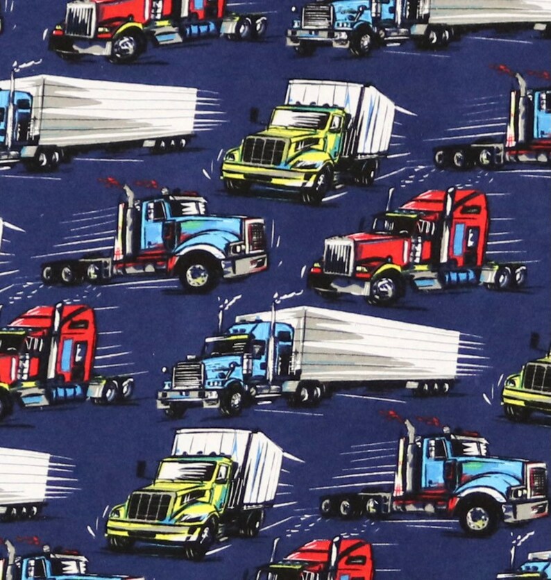 Semi Truck Personalized Boy Toddler Blanket Toddler Blanket | Etsy