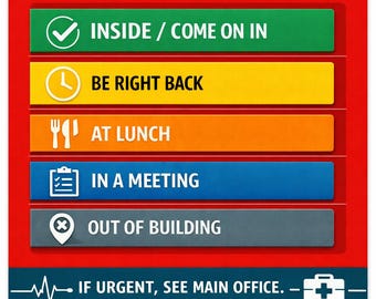 School Nurse Poster - Clinic Door Decor (Digital Download)