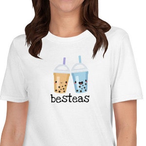 Besteas - Besties - Milk Tea Bobas - Bubble Teas - Short-Sleeve Unisex T-Shirt