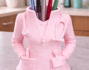 3D Printed Lab Coat Pen Holder | Nurse Doctor Gift