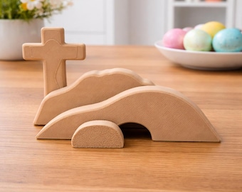 Easter Tomb 3D Print | Resurrection Scene Mini Display (Digital Download)
