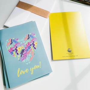 Love  | Blank Greeting Card