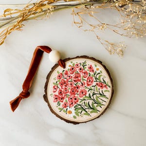 The Leilani’s Hand Painted Ornament/ Wood Slice Ornaments
