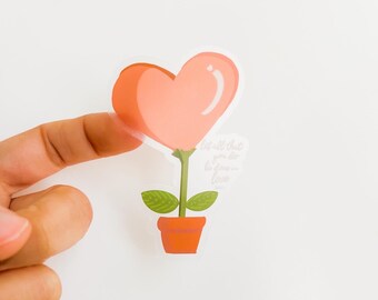 The All You Do Be Done In Love  | Clear Sticker