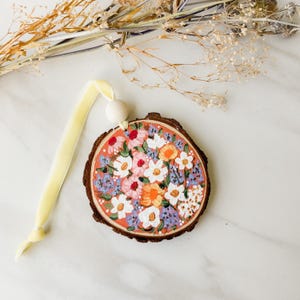 The Florise’s Hand Painted Ornament/ Wood Slice Ornaments