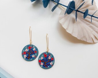 The Fireworks Clay Earrings