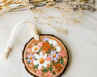 The Lanthina’s Hand Painted Ornament/ Wood Slice Ornaments
