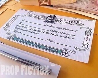 Bankers cheque  Etsy