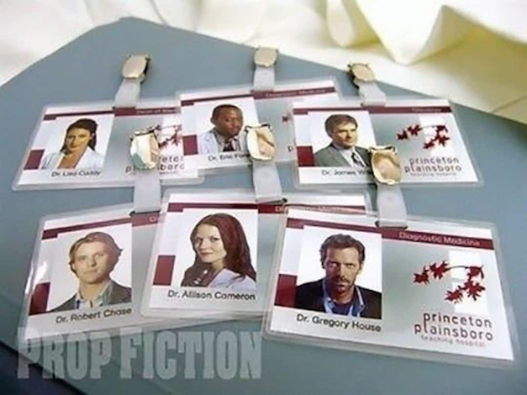 House MD Princeton Plainsboro Hospital Clipon Prop ID Cosplay Set
