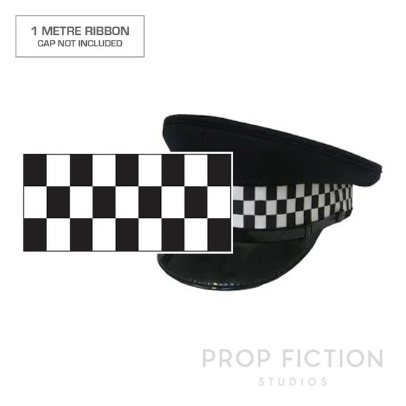 Police Cap Dice Chequered Banding / 1M 
