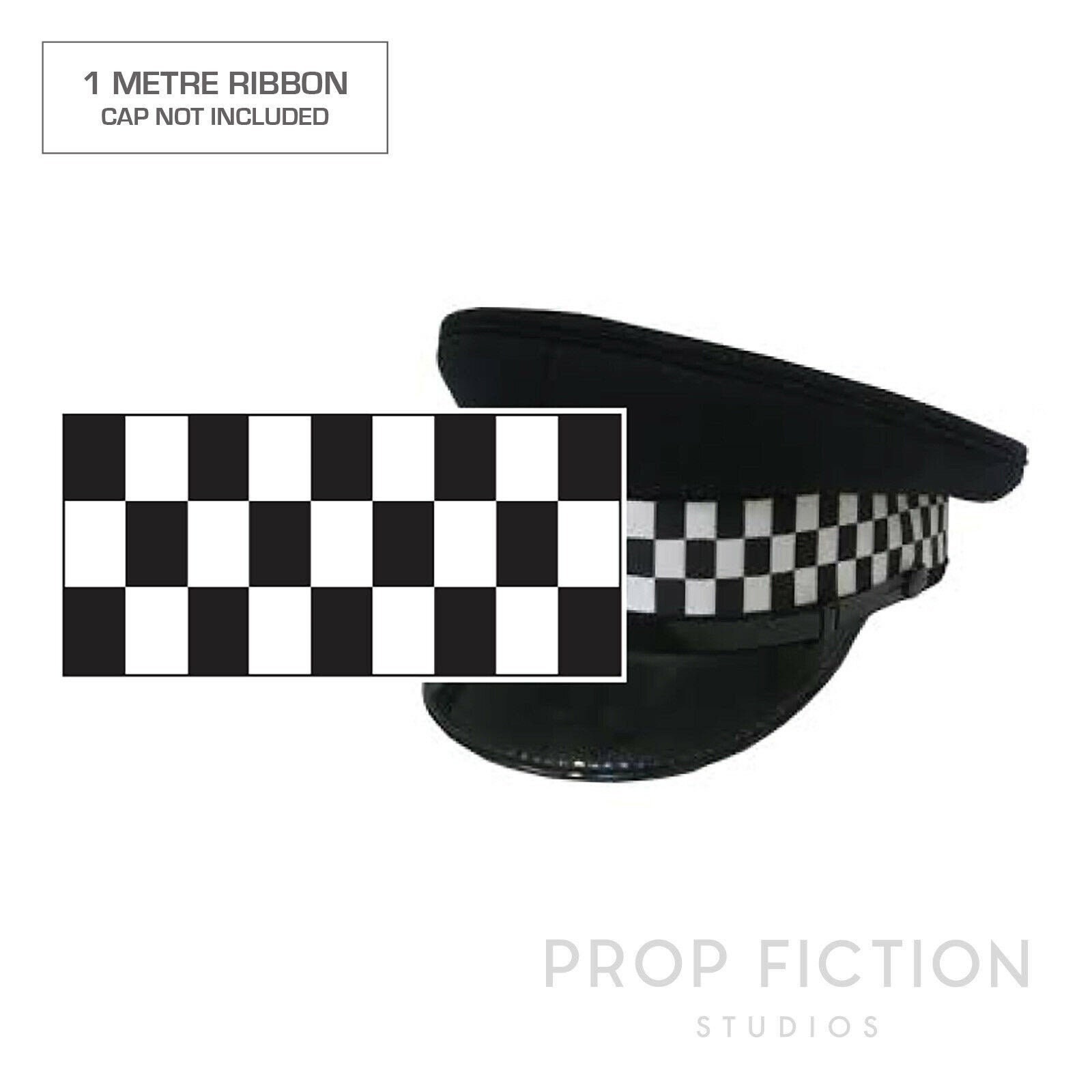 Police Cap Dice Chequered Banding / 1M 