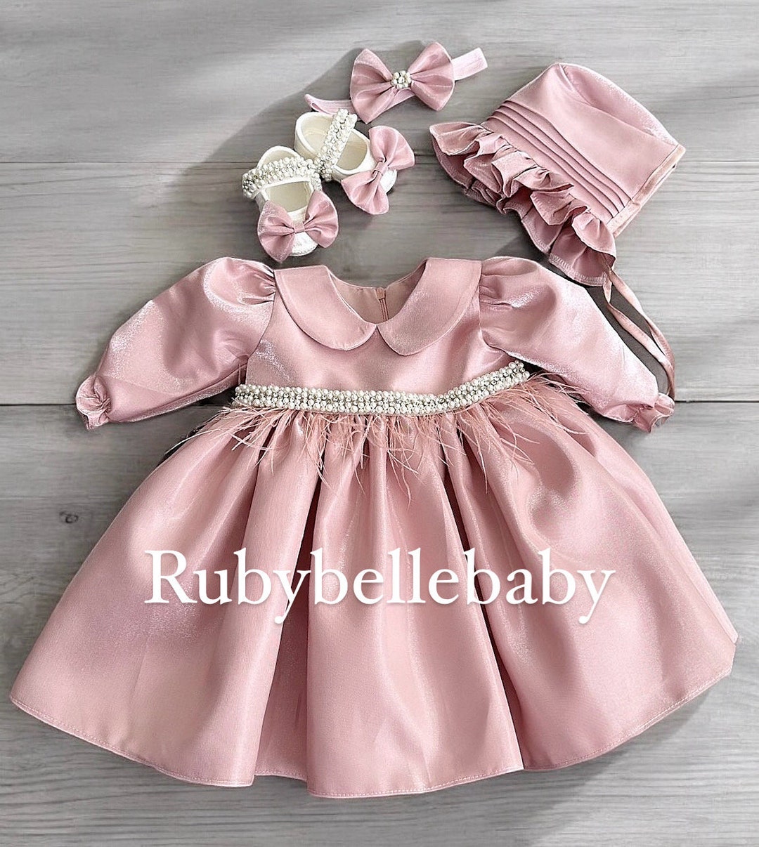 Newborn Baby Pink Dress Pink Babies In Designer Clothes Pink Designer Baby  Dresses Uk