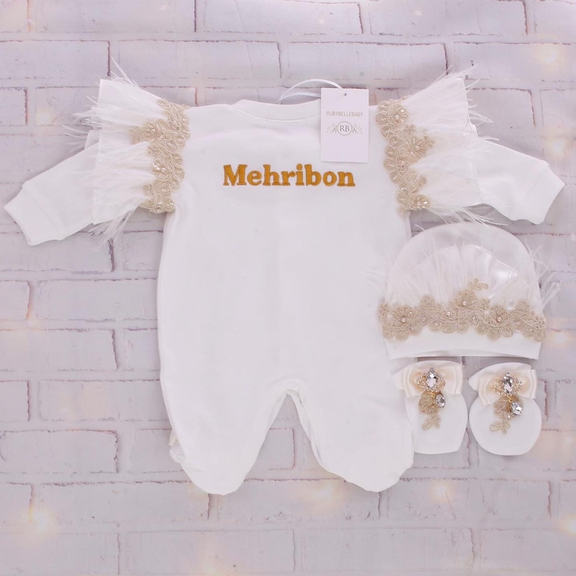 3pcs Baby Girl Hospital Exit Newborn Baby Girl Bling Outfits Etsy