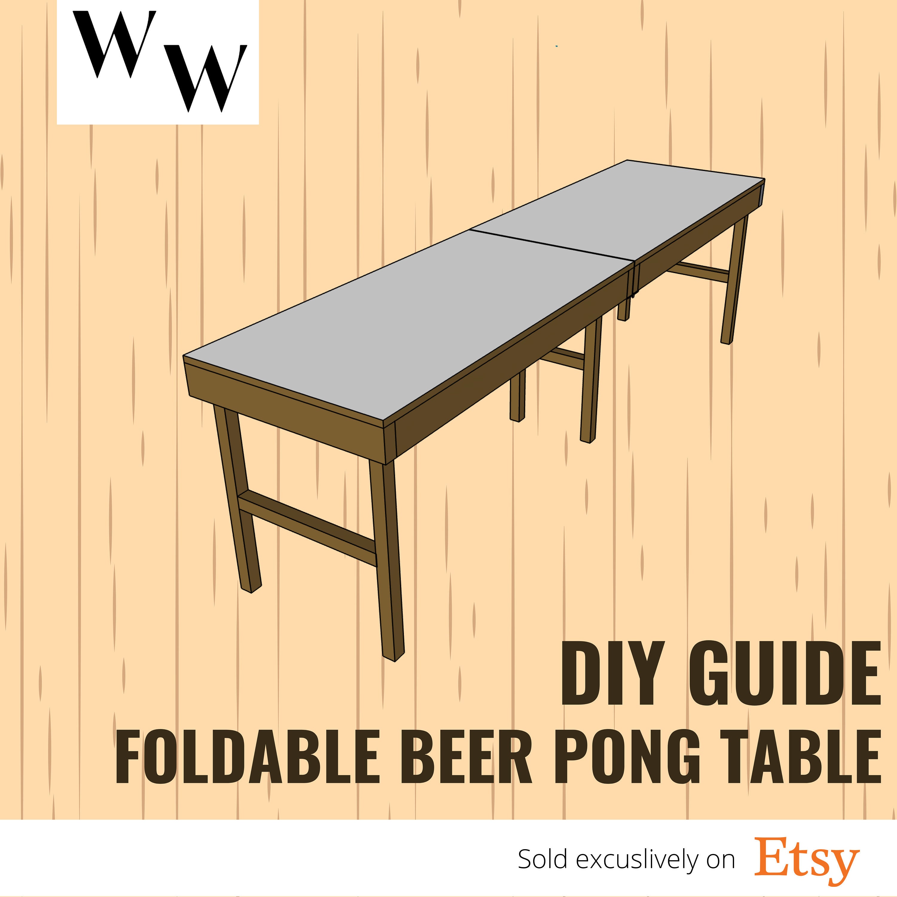 18 Homemade Beer Pong Table Plans You Can Diy Easily