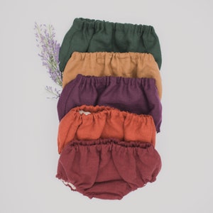 Baby Bloomers, Linen Baby Bloomers, Bloomers for boys and girls, Baby Linen clothes, Linen clothes for kids, Linen bloomers, Boho linen