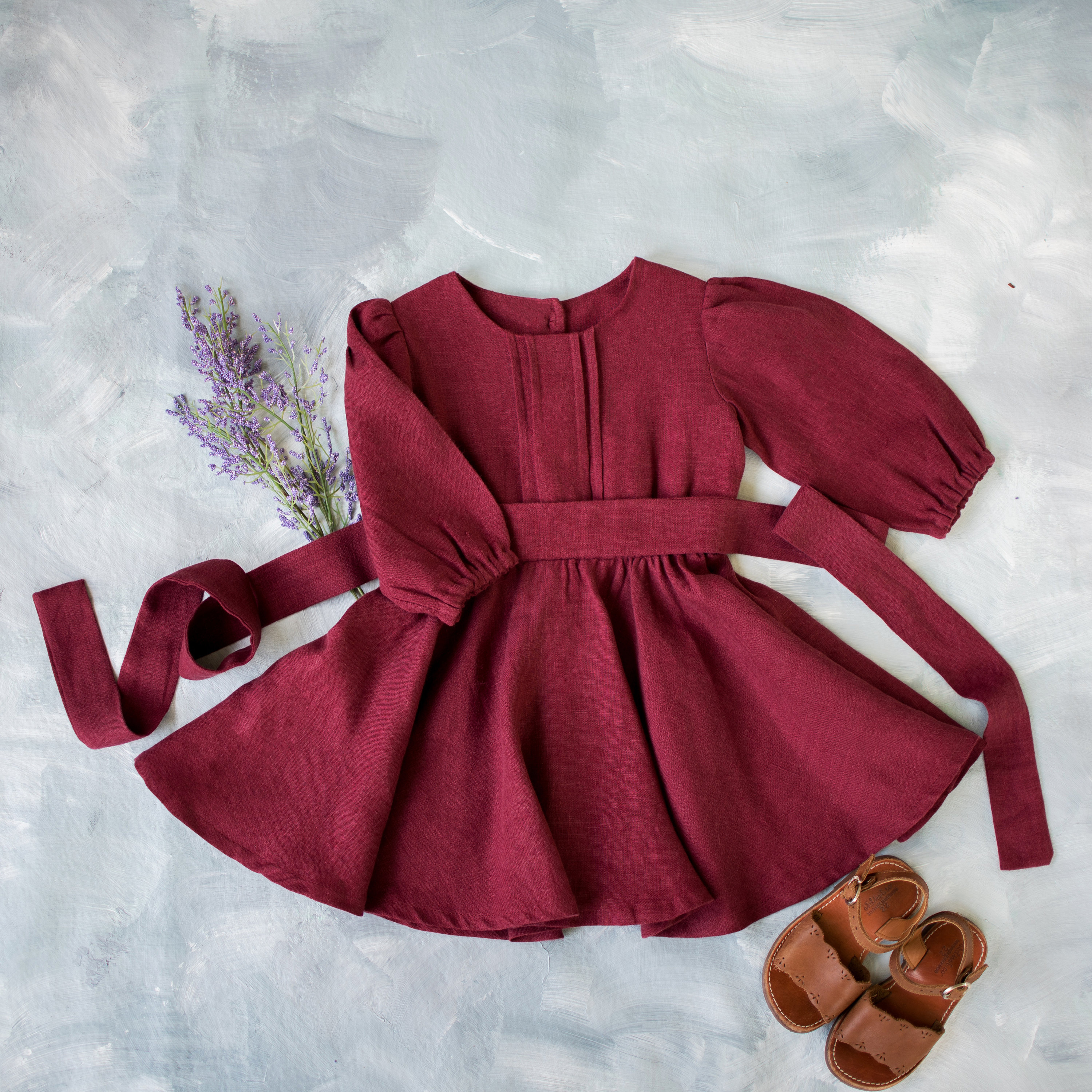 melika burgundy twisted bardot maxi dress Nellie Maxi Dress Burgundy Polka Dot main image 0