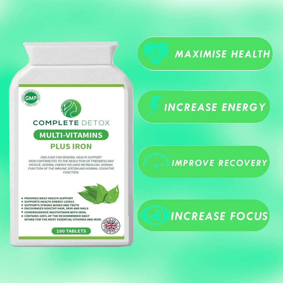 Multivitamins & Minerals Tablets Premium A Z Multivitamins Etsy