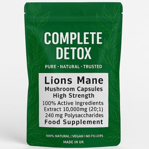 Löwenmähne Pilz-Kapseln – Unterstützung für Gehirn und Konzentration – 100 Prozent natürlich Vegan – Füllstofffrei – Kognitives Immunsystem