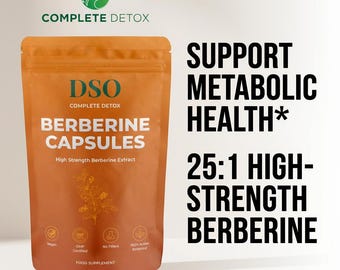 Capsule di berberina da 15000 mg, integratore vegano ad alta potenza, completamente naturale, senza riempitivi, senza sostanze nocive, prodotto nel Regno Unito, ad alta resistenza, supporta la salute.