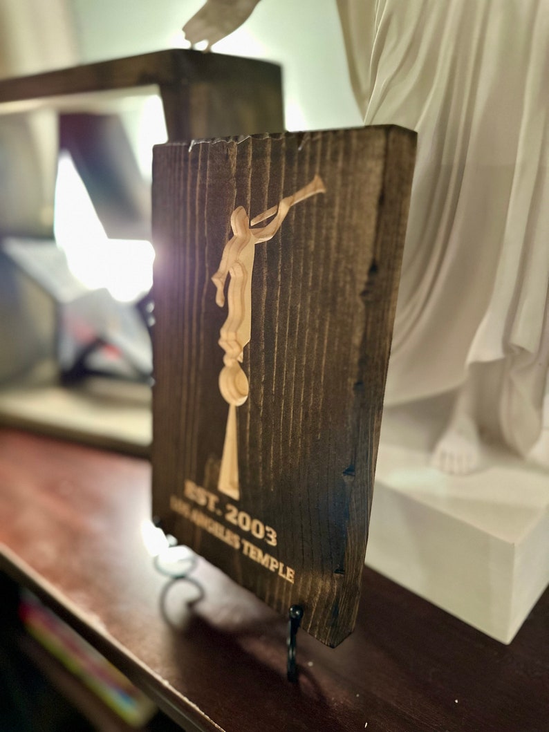 Custom Temple Name & Sealing Year Sign Personalized LDS Marriage