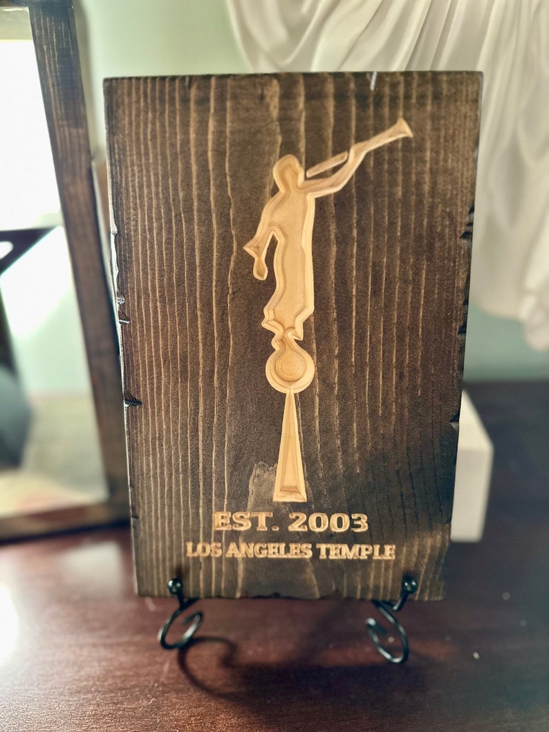 Custom Temple Name & Sealing Year Sign Personalized LDS Marriage