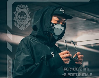 Half Visor Cyberpunk Mask MK.26 Design