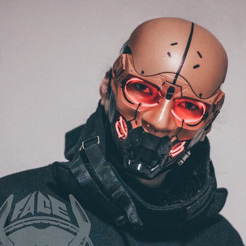 Cyberpunk Mask Cyber Mask Tactical Helmet Cosplay Cyberpunk Etsy Canada