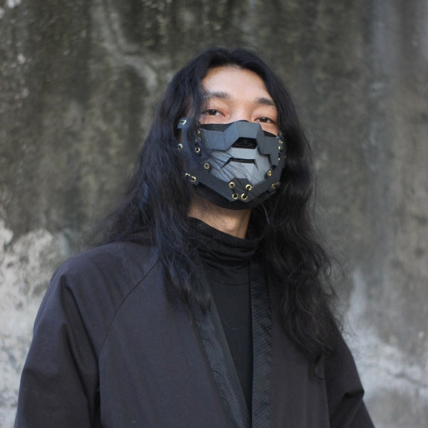 Cyberpunk mask  Design By Gins MK.8 "RAIJIN"  Techwear  mask