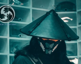 Wearable Cyberpunk Jingasa Samurai Hat Canada