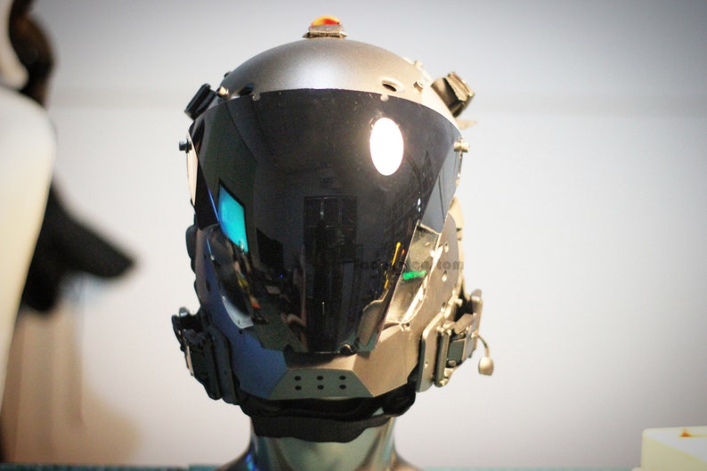 Cyberpunk Helmet Etsy