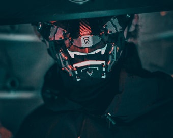 Cyberpunk mask Design By Gins  MK. 24 &quot;MEMPO&quot;