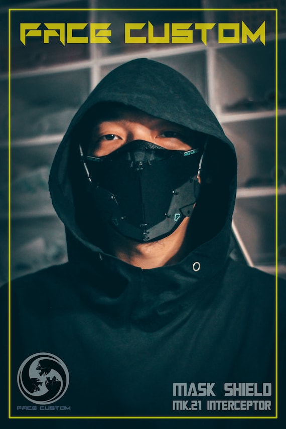 Cyberpunk mask Design By Gins  MK.21 "INTERCEPTOR"