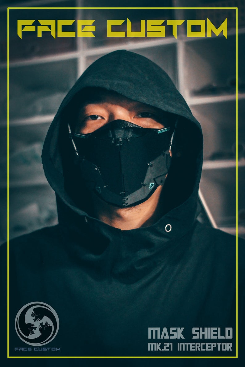 Cyberpunk mask Design By Gins MK.21 "INTERCEPTOR" image 1