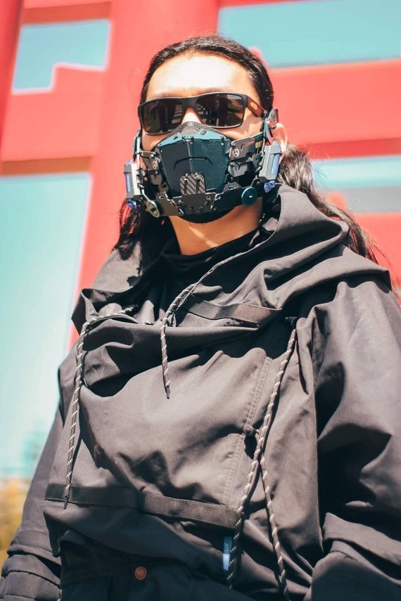 お歳暮 人気 オシャレ Techwear Mask Cyberpunk Mask  MK.22 Gins by Design 帽子